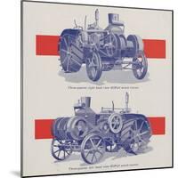 Advance-Rumely Oil Pull Winch Tractor-null-Mounted Giclee Print