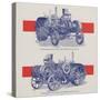 Advance-Rumely Oil Pull Winch Tractor-null-Stretched Canvas