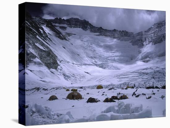 Advanced Base Camp at Mt. Everest, Nepal-Michael Brown-Stretched Canvas