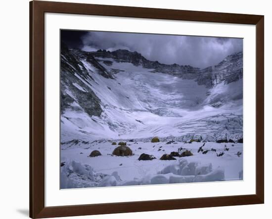 Advanced Base Camp at Mt. Everest, Nepal-Michael Brown-Framed Photographic Print