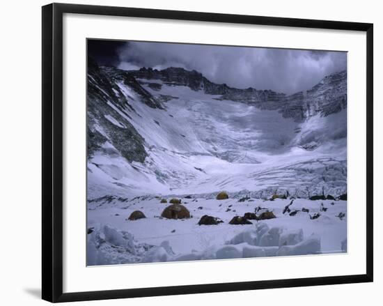 Advanced Base Camp at Mt. Everest, Nepal-Michael Brown-Framed Photographic Print