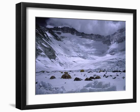 Advanced Base Camp at Mt. Everest, Nepal-Michael Brown-Framed Photographic Print