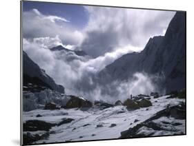 Advanced Base Camp on South Side of Everest-Michael Brown-Mounted Photographic Print