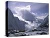 Advanced Base Camp on the Southside of Everest, Nepal-Michael Brown-Stretched Canvas