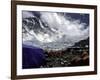 Advanced Base Camp with the North Col in the Background on the North Side of Everest-Michael Brown-Framed Photographic Print