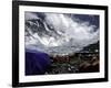 Advanced Base Camp with the North Col in the Background on the North Side of Everest-Michael Brown-Framed Photographic Print