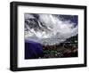 Advanced Base Camp with the North Col in the Background on the North Side of Everest-Michael Brown-Framed Photographic Print