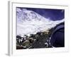 Advanced Base Camp with the Summit of Mt. Everest on Everest North Side, Tibet-Michael Brown-Framed Photographic Print