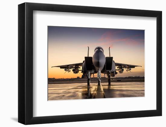 Advanced F-15 fighter-null-Framed Art Print