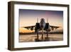 Advanced F-15 fighter-null-Framed Art Print