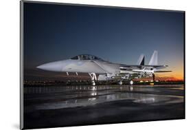 Advanced F-15 multi-role fighter-null-Mounted Art Print