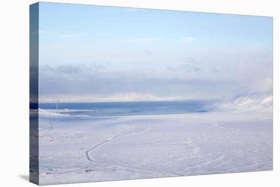 Adventdalen Valley, Adventfjorden Fjord (Advent Bay), Spitsbergen-Stephen Studd-Stretched Canvas