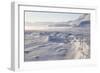 Adventdalen Valley, Frozen Sea Ice of Adventfjorden (Advent Bay), Svalbard-Stephen Studd-Framed Photographic Print