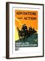 Adventure and Action, Enlist in the Field Artillery-Harry S. Mueller-Framed Art Print