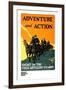 Adventure and Action, Enlist in the Field Artillery-Harry S. Mueller-Framed Art Print