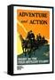 Adventure and Action, Enlist in the Field Artillery-Harry S. Mueller-Framed Stretched Canvas