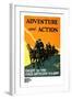 Adventure and Action, Enlist in the Field Artillery-Harry S. Mueller-Framed Art Print