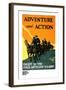 Adventure and Action, Enlist in the Field Artillery-Harry S. Mueller-Framed Art Print