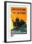 Adventure and Action, Enlist in the Field Artillery-Harry S. Mueller-Framed Art Print