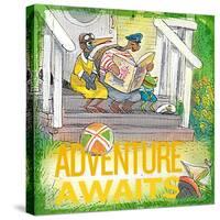 Adventure Awaits 1-null-Stretched Canvas