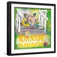 Adventure Awaits 1-null-Framed Giclee Print