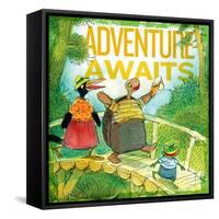 Adventure Awaits 2-null-Framed Stretched Canvas