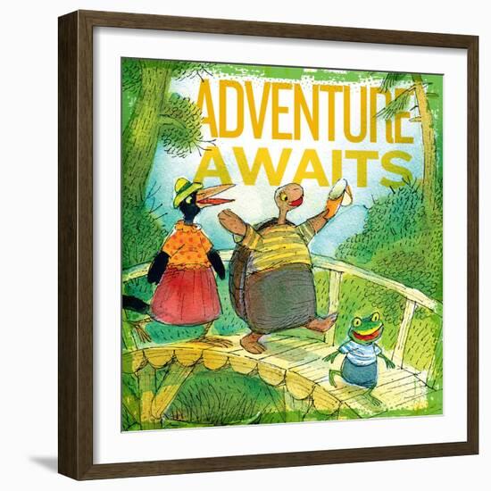 Adventure Awaits 2-null-Framed Giclee Print