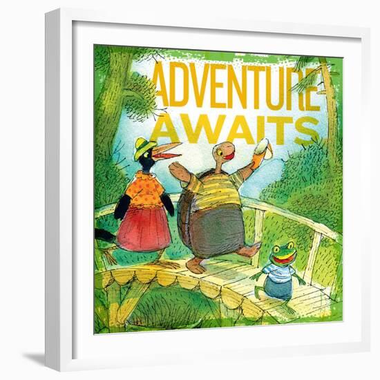 Adventure Awaits 2-null-Framed Giclee Print