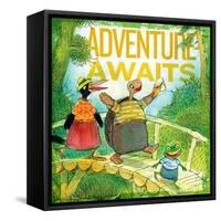 Adventure Awaits 2-null-Framed Stretched Canvas