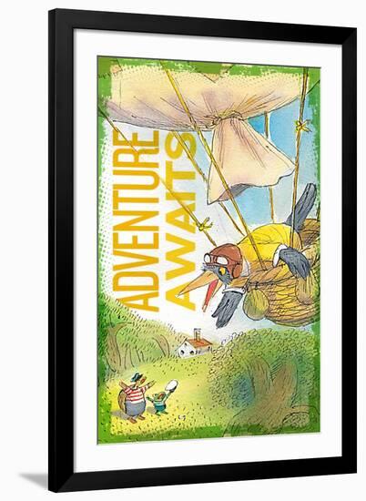 Adventure Awaits 3-null-Framed Giclee Print