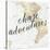 Adventure Awaits I-Elizabeth Medley-Stretched Canvas