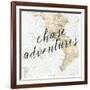 Adventure Awaits I-Elizabeth Medley-Framed Art Print