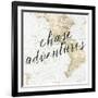 Adventure Awaits I-Elizabeth Medley-Framed Art Print