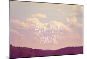 Adventure Awaits I-Vintage Skies-Mounted Giclee Print