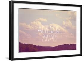 Adventure Awaits I-Vintage Skies-Framed Giclee Print