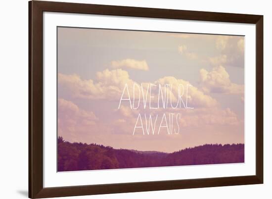 Adventure Awaits I-Vintage Skies-Framed Giclee Print