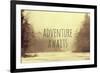 Adventure Awaits II-Vintage Skies-Framed Giclee Print