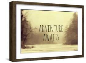 Adventure Awaits II-Vintage Skies-Framed Giclee Print