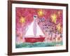 Adventure Awaits - Sailboat-Jennifer McCully-Framed Giclee Print