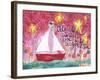 Adventure Awaits - Sailboat-Jennifer McCully-Framed Giclee Print