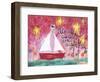 Adventure Awaits - Sailboat-Jennifer McCully-Framed Giclee Print