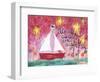 Adventure Awaits - Sailboat-Jennifer McCully-Framed Giclee Print