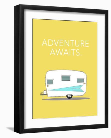 Adventure Awaits-Annie Bailey Art-Framed Art Print