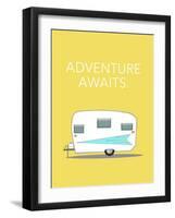 Adventure Awaits-Annie Bailey Art-Framed Art Print