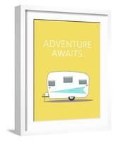 Adventure Awaits-Annie Bailey Art-Framed Art Print