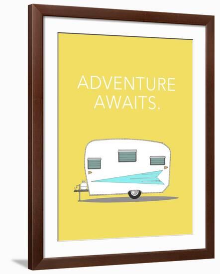 Adventure Awaits-Annie Bailey Art-Framed Art Print