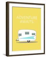 Adventure Awaits-Annie Bailey Art-Framed Art Print