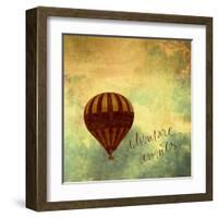 Adventure Awaits-Gail Peck-Framed Art Print