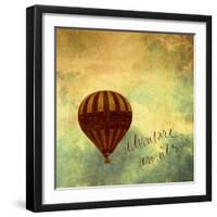 Adventure Awaits-Gail Peck-Framed Art Print