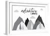 Adventure Awaits-Jennifer McCully-Framed Art Print